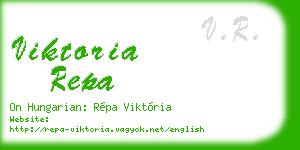 viktoria repa business card